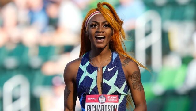 Sha'Carri Richardson vows 'I'm here to stay' after ban for marijuana at Tokyo Olympics