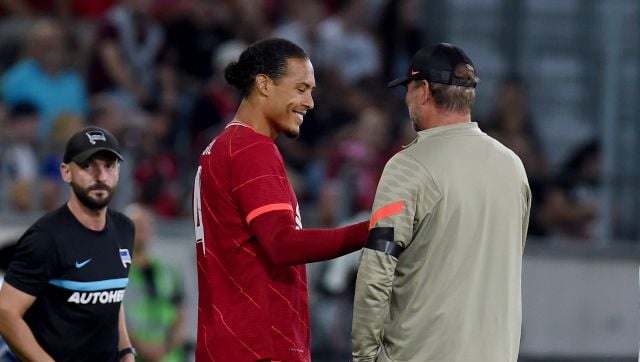 Virgil Van Dijk makes Liverpool return after nine months in friendly against Hertha Berlin
