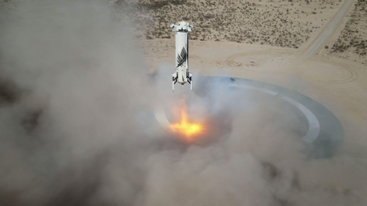 Virgin Galactics SpaceShipTwo rocket during test launch. Image credit: Virgin Galactic