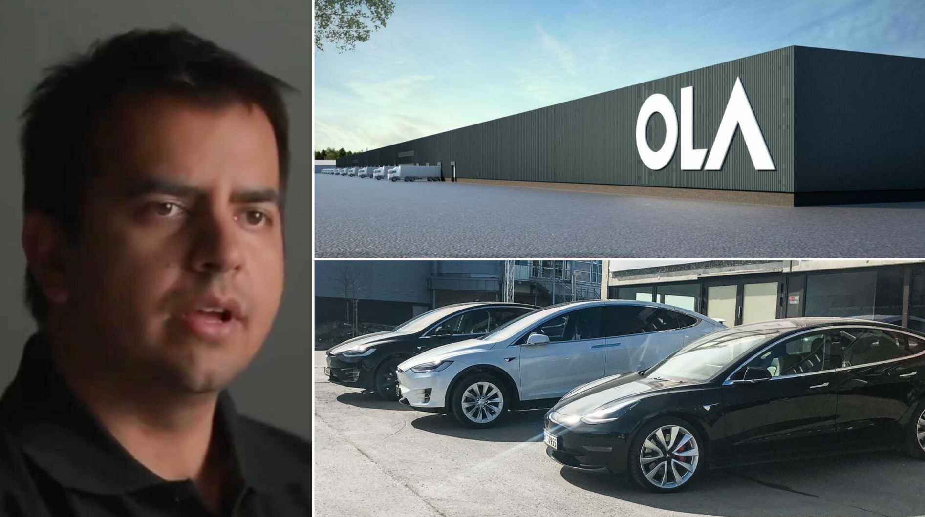 Ola Electric CEO Bhavish Aggarwal has opposed calls for a reduction on import duty for EVs. Image: Ola/Tesla