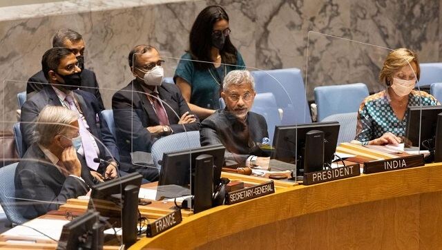 At UNSC, Jaishankar says LeT, JeM continue to operate with impunity, takes veiled dig at Pakistan At UNSC, Jaishankar says LeT, JeM continue to operate with impunity, takes veiled dig at Pakistan