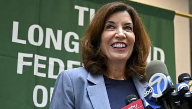 Kathy Hochul to become New York's first female governor as Andrew Cuomo prepones exit Kathy Hochul to become New York's first female governor as Andrew Cuomo prepones exit