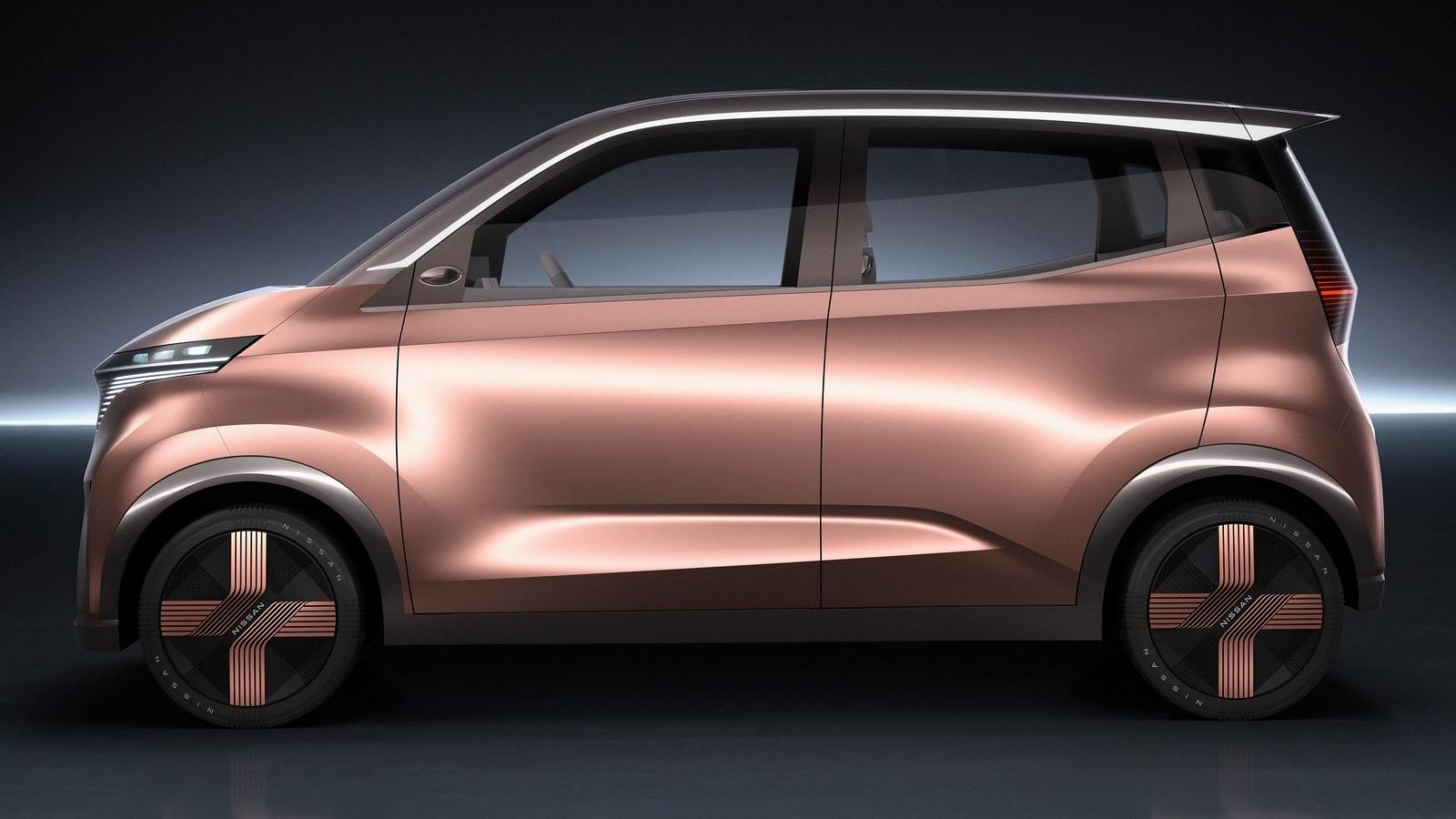 Nissan's electric microcar will also feature advanced driver assistance systems. Image: Nissan