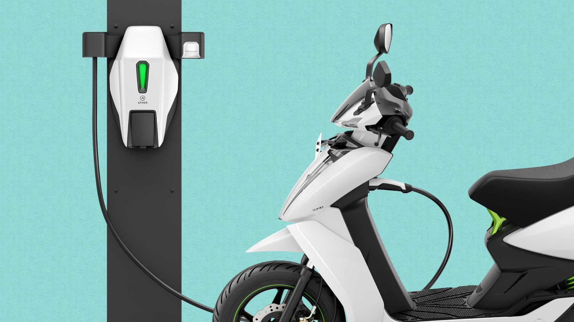 The Ather Grid fast charger has a 3 kW power output. Image: Ather Energy