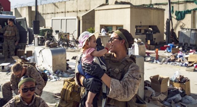 Afghan family names baby girl 'Reach' after she is born on evacuation flight from Kabul to Germany Afghan family names baby girl 'Reach' after she is born on evacuation flight from Kabul to Germany