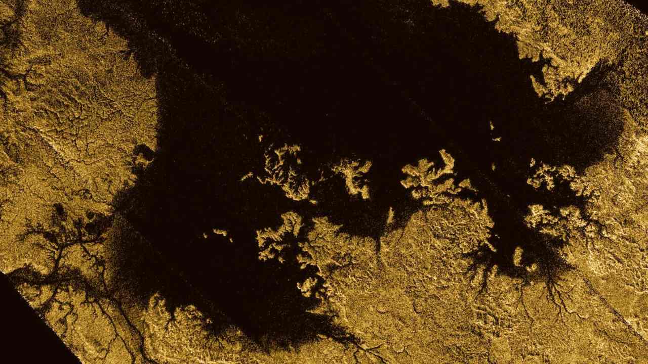 Ligeia Mare on Titan. NASA/JPL-Caltech/ASI/Cornell -