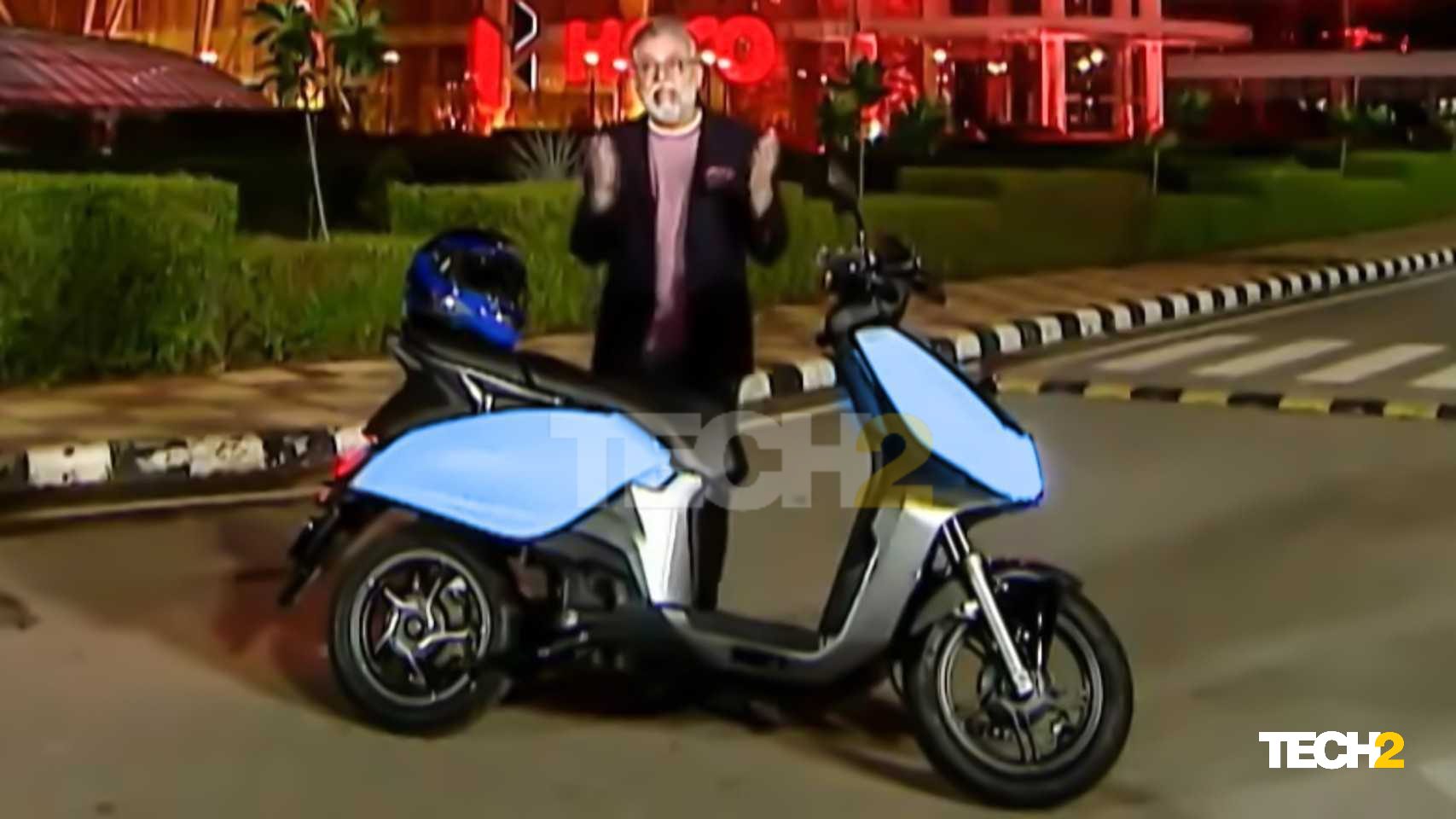 Hero MotoCorp's first electric scooter is expected to follow a fixed charging system. Image: Hero MotoCorp