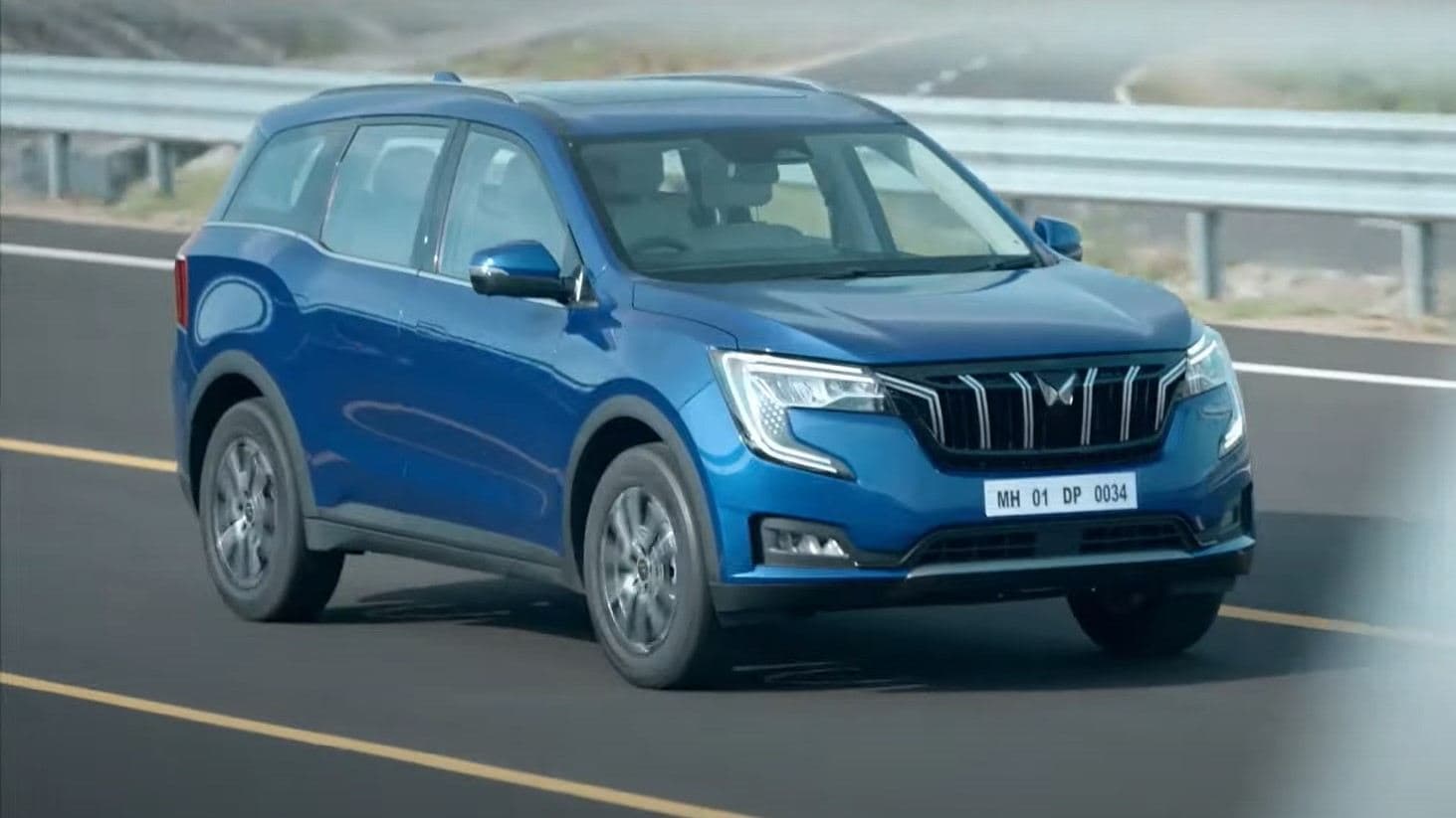The Mahindra XUV700 will be offered with 2.0-litre petrol and 2.2-litre diesel engines. Image: Mahindra