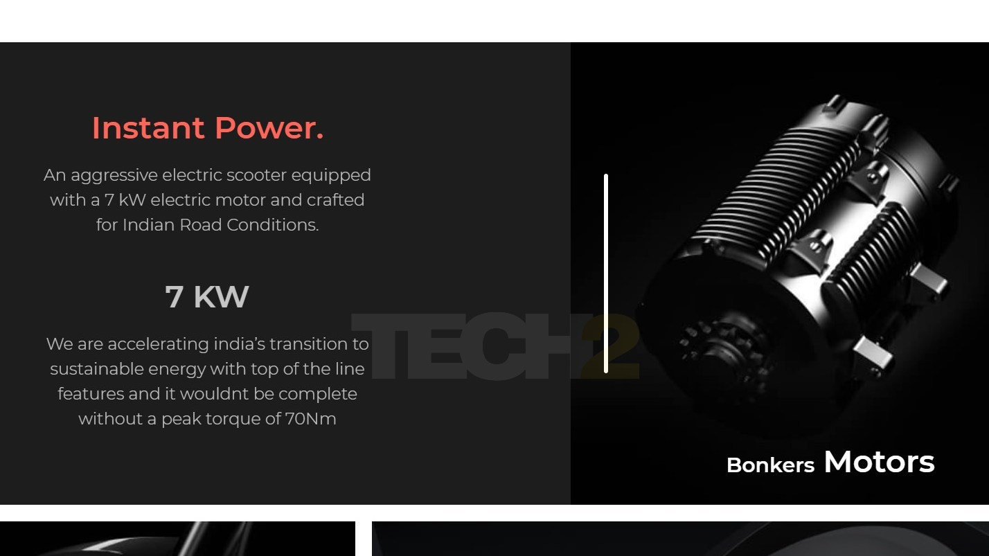 Peak output for the Simple One's motor was rated at 7 kW before and for some time even after the launch. Image: Simple Energy