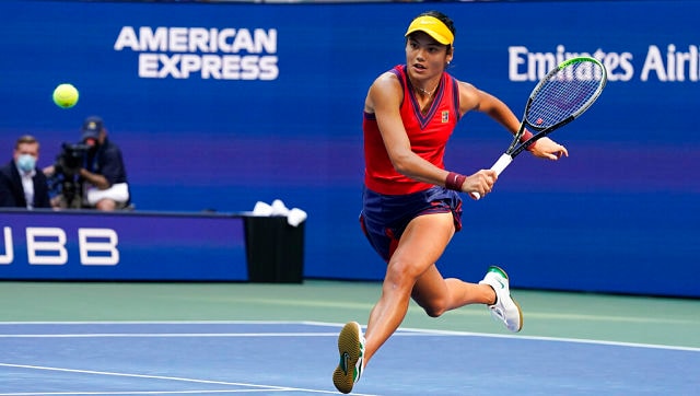 One of the significant differences on the day: Fernandez put only 58 percent of her first serves in play and finished with five double-faults, helping Raducanu accumulate 18 break points. AP One of the significant differences on the day: Fernandez put only 58 percent of her first serves in play and finished with five double-faults, helping Raducanu accumulate 18 break points. AP