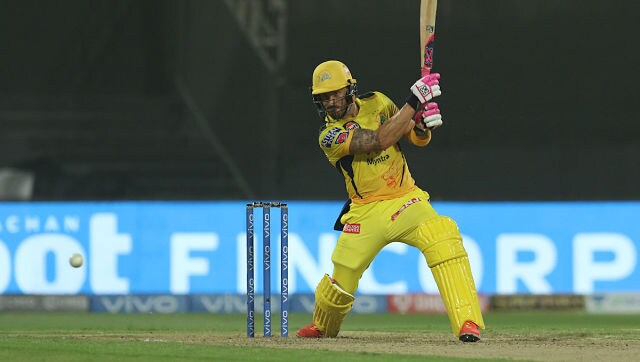 Faf du Plessis combined with the in-form Ruturaj Gaikwad to give Chennai Super Kings a flying start as they chased the target of 157. After they were dismissed, batsmen like Moeen Ali and Ambati Rayudu steadied the ship with handy knocks. Sportzpics for IPL Faf du Plessis combined with the in-form Ruturaj Gaikwad to give Chennai Super Kings a flying start as they chased the target of 157. After they were dismissed, batsmen like Moeen Ali and Ambati Rayudu steadied the ship with handy knocks. Sportzpics for IPL