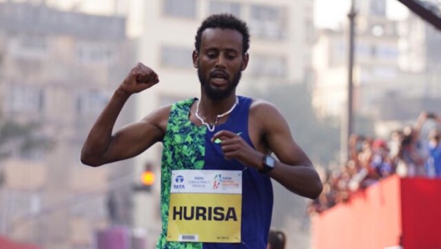 Ethiopia's Derara Hurisa disqualified after winning Vienna Marathon for wearing wrong shoes Ethiopia's Derara Hurisa disqualified after winning Vienna Marathon for wearing wrong shoes