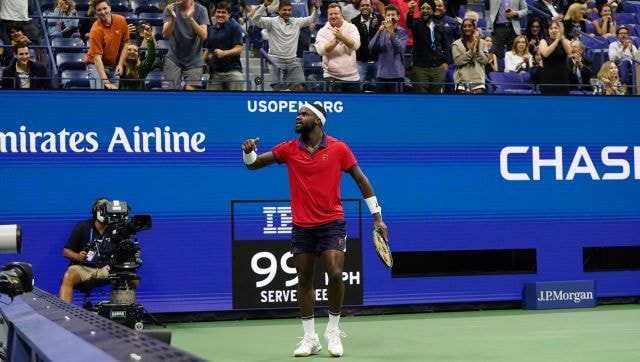 The shock results didn't just end there. In the last match of the day, America's Frances Tiafoe enjoyed the energy of the crowd to beat No 5 seed Andrey Rublev in a five setter. Tiafoe became the first American man since Mardy Fish, Andy Roddick to reach the US Open Round of 16 in consecutive years. AP The shock results didn't just end there. In the last match of the day, America's Frances Tiafoe enjoyed the energy of the crowd to beat No 5 seed Andrey Rublev in a five setter. Tiafoe became the first American man since Mardy Fish, Andy Roddick to reach the US Open Round of 16 in consecutive years. AP