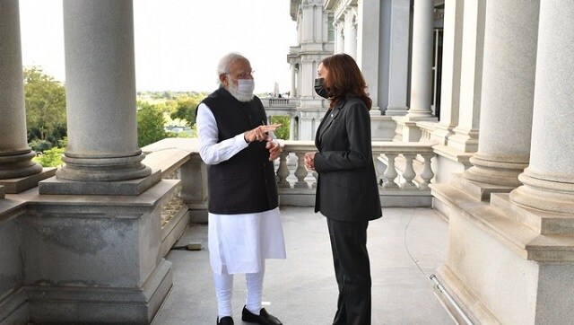 Modi also extended a formal invitation to Harris and her husband Doug Emhoff, which they graciously accepted. Twitter @PMOIndia Modi also extended a formal invitation to Harris and her husband Doug Emhoff, which they graciously accepted. Twitter @PMOIndia