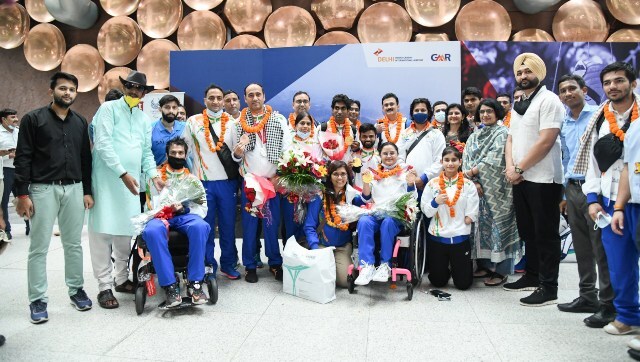 Tokyo Paralympics 2020: Last batch of Indian para-athletes return home to rousing reception Tokyo Paralympics 2020: Last batch of Indian para-athletes return home to rousing reception