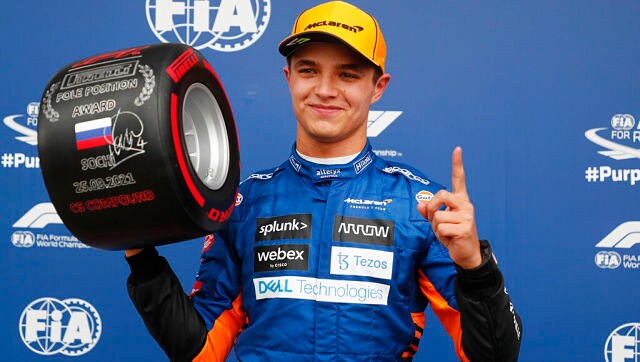 Formula 1: Lando Norris grabs pole at rain-hit qualifying for Russian Grand Prix Formula 1: Lando Norris grabs pole at rain-hit qualifying for Russian Grand Prix