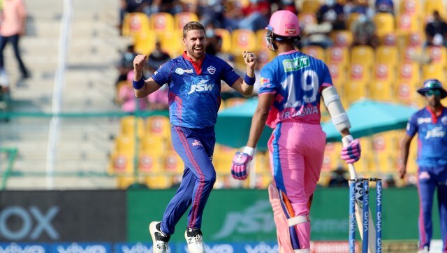 IPL 2021: Batsmen gave us good feedback on bowling right lengths against RR, says Anrich Nortje IPL 2021: Batsmen gave us good feedback on bowling right lengths against RR, says Anrich Nortje