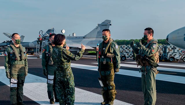 Taiwanese fighter jets rehearse road landings in simulated drill as threat from China looms