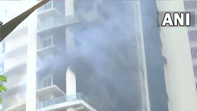 Massive fire breaks out at luxury residential building in Mumbai; man dies after falling from 19th floor Massive fire breaks out at luxury residential building in Mumbai; man dies after falling from 19th floor