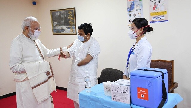 'India scripts history!' Modi, Shah congratulate nation on crossing one bn COVID-19 vaccination milestone 'India scripts history!' Modi, Shah congratulate nation on crossing one bn COVID-19 vaccination milestone