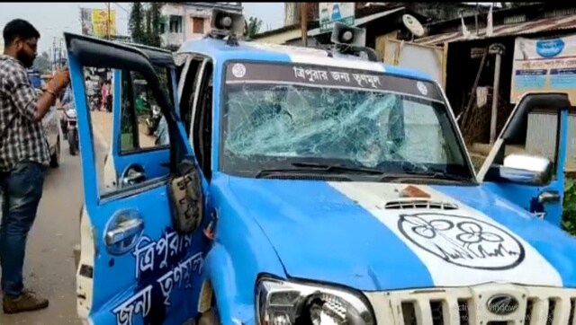 TMC MP Susmita Dev attacked in Tripura during campaign; party slams BJP's 'gunda raj' TMC MP Susmita Dev attacked in Tripura during campaign; party slams BJP's 'gunda raj'