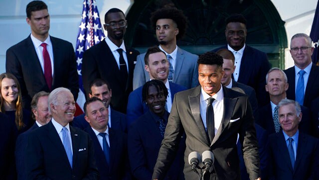 US President Joe Biden hails NBA champions Milwaukee Bucks for achievements on court and activism US President Joe Biden hails NBA champions Milwaukee Bucks for achievements on court and activism