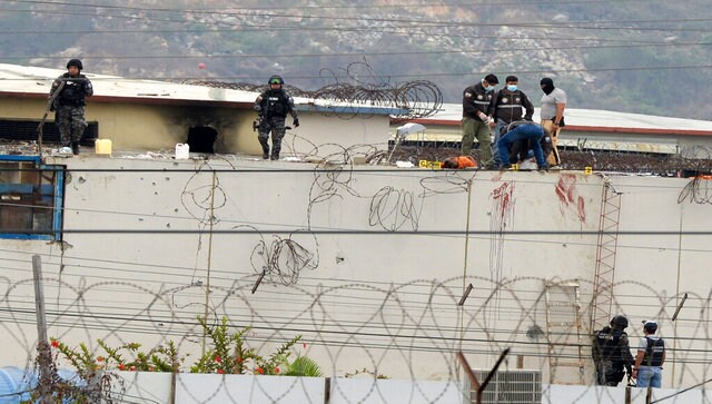 Battle among gangs inside Ecuador's largest prison leaves at least 68 inmates dead, 25 wounded Battle among gangs inside Ecuador's largest prison leaves at least 68 inmates dead, 25 wounded