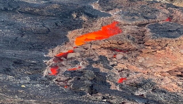 Scotland: Lava-like rock spotted burning in field; check viral photos here Scotland: Lava-like rock spotted burning in field; check viral photos here