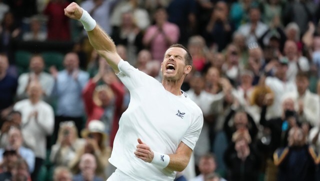 Watch: Andy Murray defends underarm serves after throwing one in Wimbledon first round win