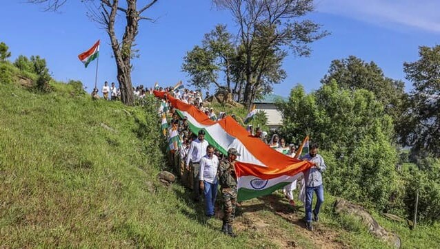 Painting the town tricolour: The Tiranga Yatra is picking up pace Painting the town tricolour: The Tiranga Yatra is picking up pace