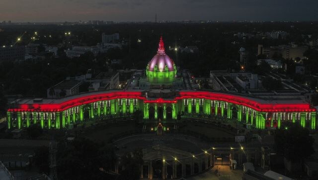 India@75: From Karnataka's Hampi to Jammu's Mubarak Mandi, monuments light up in Tricolour India@75: From Karnataka's Hampi to Jammu's Mubarak Mandi, monuments light up in Tricolour