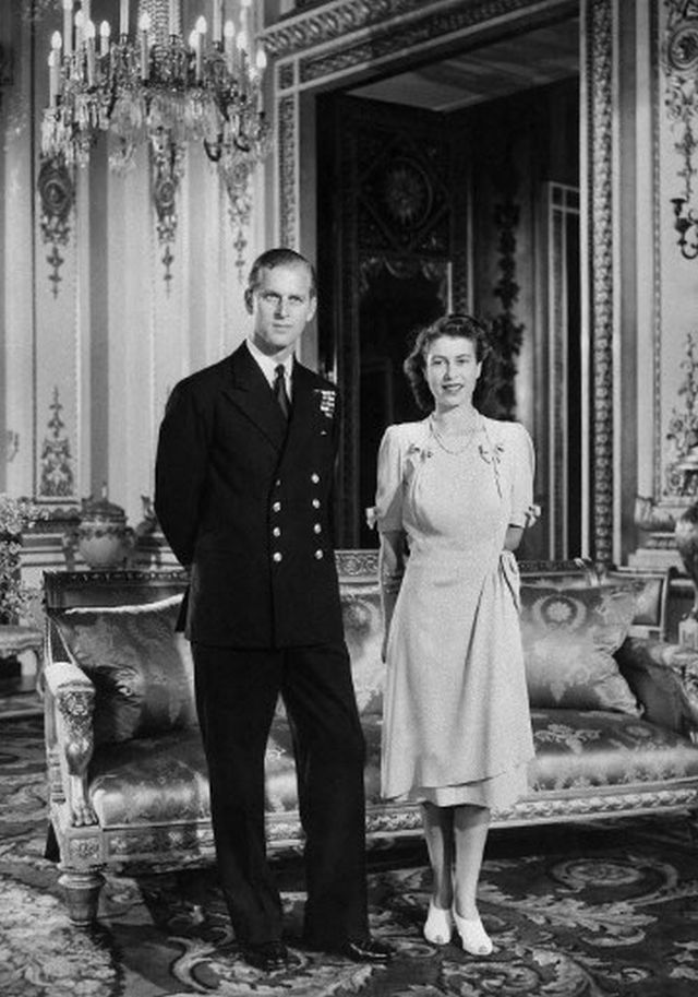 Princess Elizabeth (future Queen Elizabeth II) with her fiance Philip Mountbatten (Future Duke of Edinburgh) on their engagement day announcement in 1947. Philip and Elizabeth had first crossed paths in 1934 at a royal family event and then met again five years later. They got married just four months after their engagement. AFP Princess Elizabeth (future Queen Elizabeth II) with her fiance Philip Mountbatten (Future Duke of Edinburgh) on their engagement day announcement in 1947. Philip and Elizabeth had first crossed paths in 1934 at a royal family event and then met again five years later. They got married just four months after their engagement. AFP