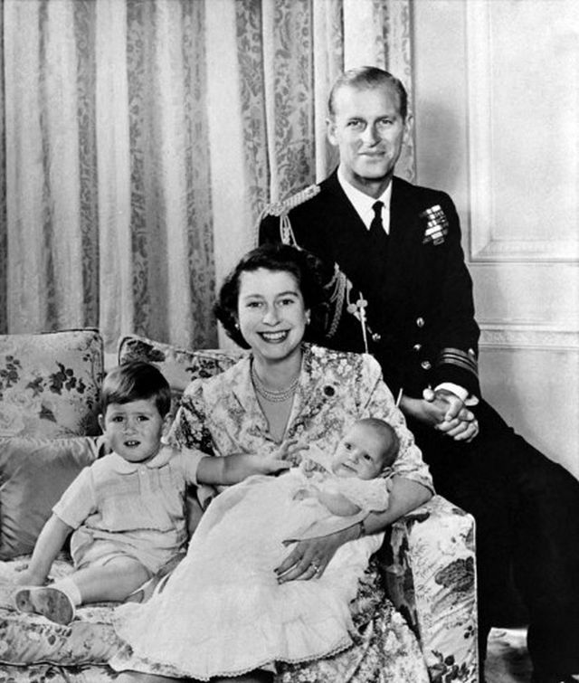 A family photo of Queen Elizabeth II, Prince Philip and their children Prince Charles of Wales and Princess Anne of England. The couple had four children amongst whom Prince Charles is the eldest. Apart from Charles and Anne, the Queen has two sons — Andrew and Edward. AFP A family photo of Queen Elizabeth II, Prince Philip and their children Prince Charles of Wales and Princess Anne of England. The couple had four children amongst whom Prince Charles is the eldest. Apart from Charles and Anne, the Queen has two sons — Andrew and Edward. AFP