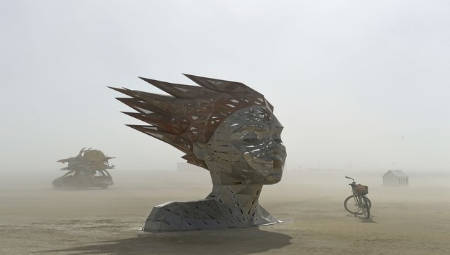 The Burning Man in US’ Nevada returned after a two-year pandemic shutdown. The annual summer event is held for nine days and is participated hundreds and thousands. Participants often come in wild costumes and the event is marked by musical performances and art installations. AP The Burning Man in US’ Nevada returned after a two-year pandemic shutdown. The annual summer event is held for nine days and is participated hundreds and thousands. Participants often come in wild costumes and the event is marked by musical performances and art installations. AP