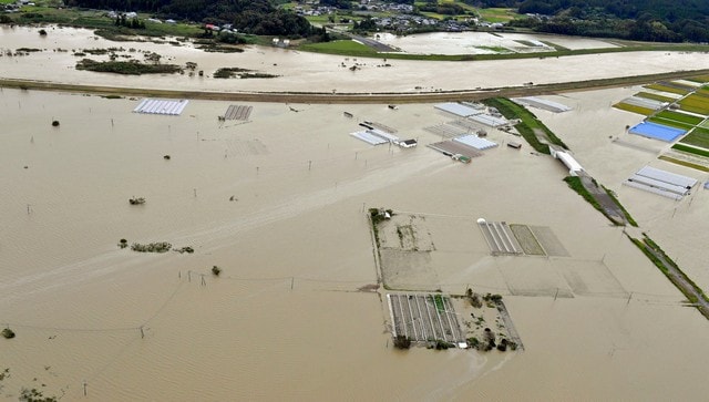 Flooded roads, destroyed homes and more: Typhoon Nanmadol batters Japan