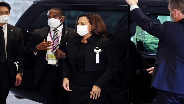 US Vice President Kamala Harris attended Shinzo Abe’s state funeral in Tokyo. AP US Vice President Kamala Harris attended Shinzo Abe’s state funeral in Tokyo. AP