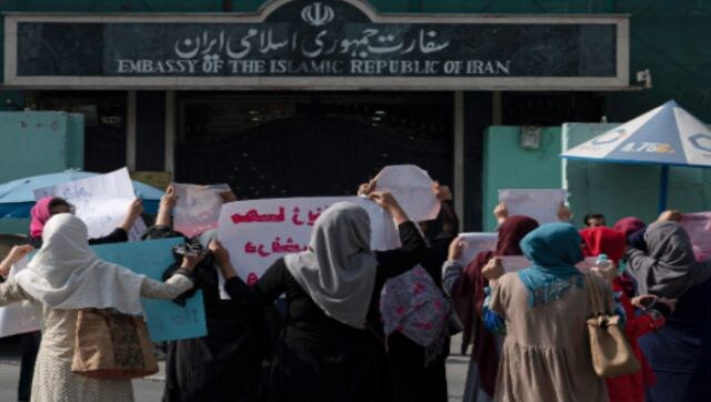 Taliban fire into air to disperse women's rally as Iran’s anti-hijab protests spread to Afghanistan