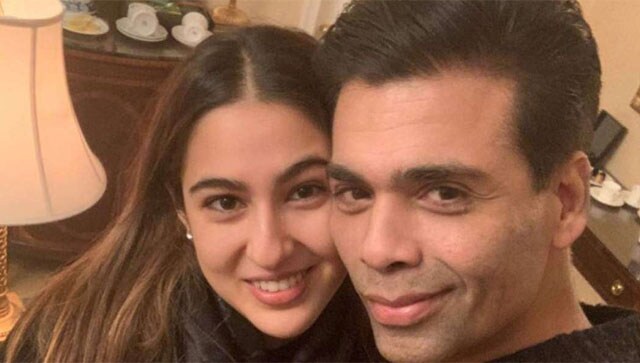Watch: Karan Johar's hilarious shayari about Sara Ali Khan’s 'shauhar' leave her embarrassed