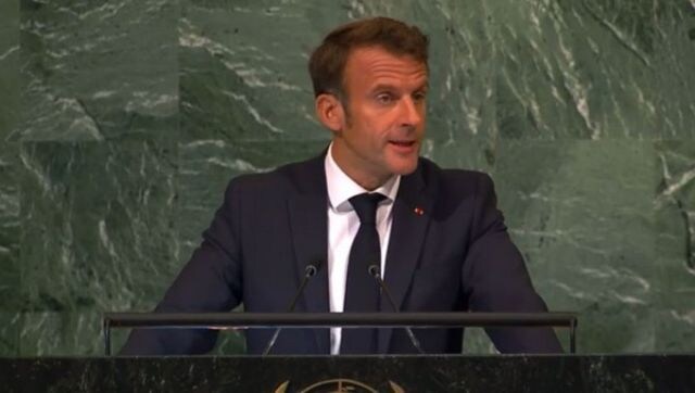 PM Modi was right, this is not time for war: French President Emmanuel Macron at UNGA