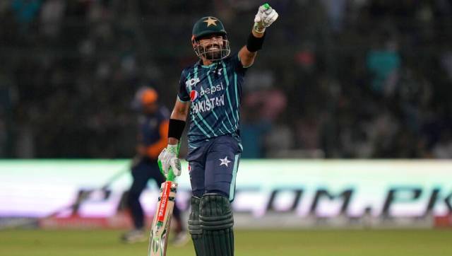 Mohammad Rizwan scored a decisive 67-ball 88 to help Pakistan post a 166-4 in 20 overs. England came mighty close to winning the game but fell short at 163 all out in 19.2 overs. AP