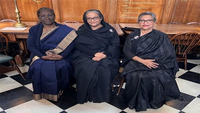 Queen Elizabeth II's funeral: President Droupadi Murmu meets Bangladesh PM Sheikh Hasina in London