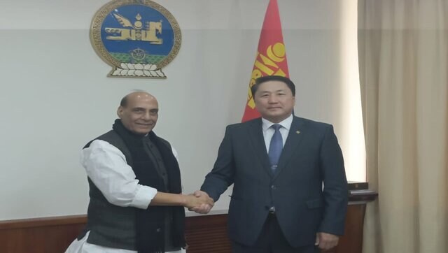 Rajnath Singh meets Mongolian counterpart S Gursed, discusses ways to enhance defence ties