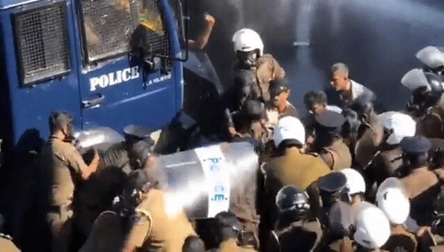 Sri Lanka: 84 people arrested as protests erupt, says media reports