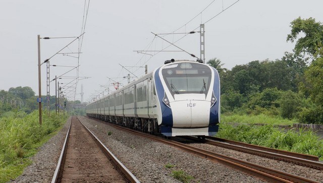 The train will cover a total distance of 491 km from Ahmedabad to Mumbai in about five hours. According to the Railways, passengers inside the train will be inhaling air that will be 90 per cent free of germs and pollutants. In order to make the train more accessible, it is equipped with Divyang-friendly washrooms. The train will cover a total distance of 491 km from Ahmedabad to Mumbai in about five hours. According to the Railways, passengers inside the train will be inhaling air that will be 90 per cent free of germs and pollutants. In order to make the train more accessible, it is equipped with Divyang-friendly washrooms.