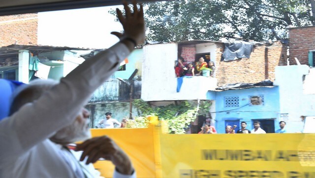 Prime Minister Narendra Modi waves to people during a train ride on the Vande Bharat Express. The train will have reclining seats in all classes while the Executive Coach will have an added feature of 180-degree rotating seats. News18 Prime Minister Narendra Modi waves to people during a train ride on the Vande Bharat Express. The train will have reclining seats in all classes while the Executive Coach will have an added feature of 180-degree rotating seats. News18