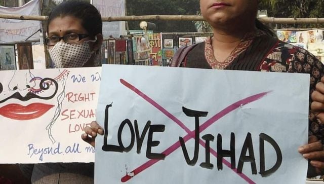 A protest against love jihad