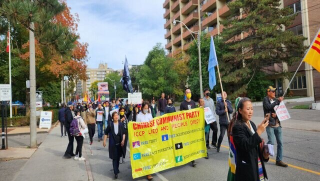 China's National day sees global protests against its bullish expansionism, oppression of minorities