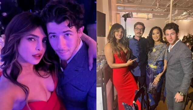 Priyanka Chopra and Nick Jonas arrive in style at friend's wedding; pictures go viral Priyanka Chopra and Nick Jonas arrive in style at friend's wedding; pictures go viral