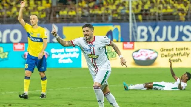 ISL 2022-23: Petratos hat-trick helps ATK Mohun Bagan stun Kerala Blasters in seven-goal thriller ISL 2022-23: Petratos hat-trick helps ATK Mohun Bagan stun Kerala Blasters in seven-goal thriller