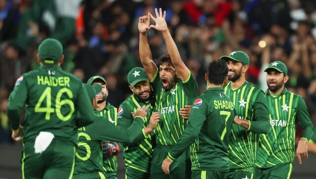The Indian top-order was rattled by Pakistan pacers as the Men in Blue were left tottering at 31/4. AP The Indian top-order was rattled by Pakistan pacers as the Men in Blue were left tottering at 31/4. AP